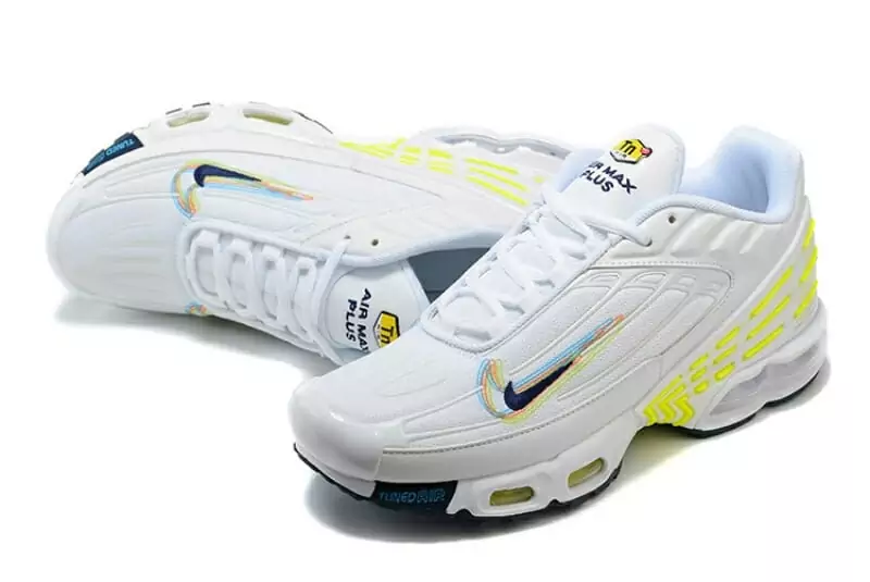 nike air max plus tn 3 blanc jaune1